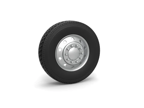 10 Hole Alcoa wheel of old school truck Scale 1 to 25 Modelo de Impressão 3D