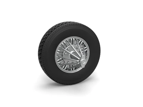 Custom Slab wheel of semi truck Scale 1 to 25 3D Baskı Modeli