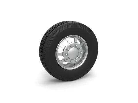 Front custom wheel of semi truck Version 5 Scale 1 to 25 3D Принт Модель