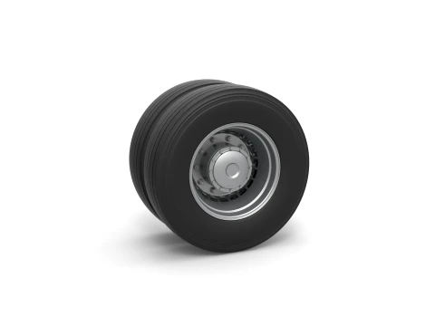 Rear wheel of racing semi truck Version 2 Scale 1 to 25 3D Print Model