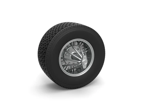 Super single custom Slab wheel of semi truck Scale 1 to 25 3D Print Model