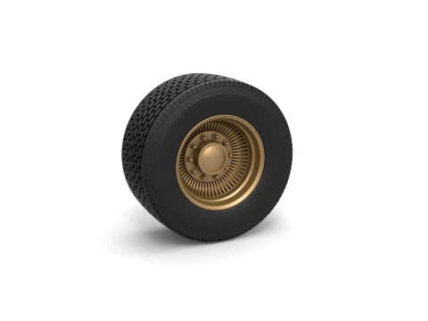 Super single custom wire wheel of semi truck Scale 1 to 25 3D Print Model