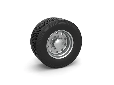 Super single semi wheel Scale 1 to 25 3D Print Model