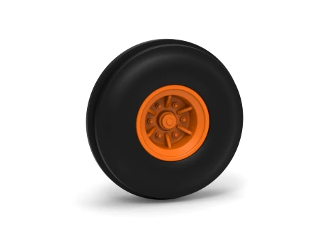 Rear wheel of Racing Combine Harvester Version 2 Scale 1 to 25 3D Print Model