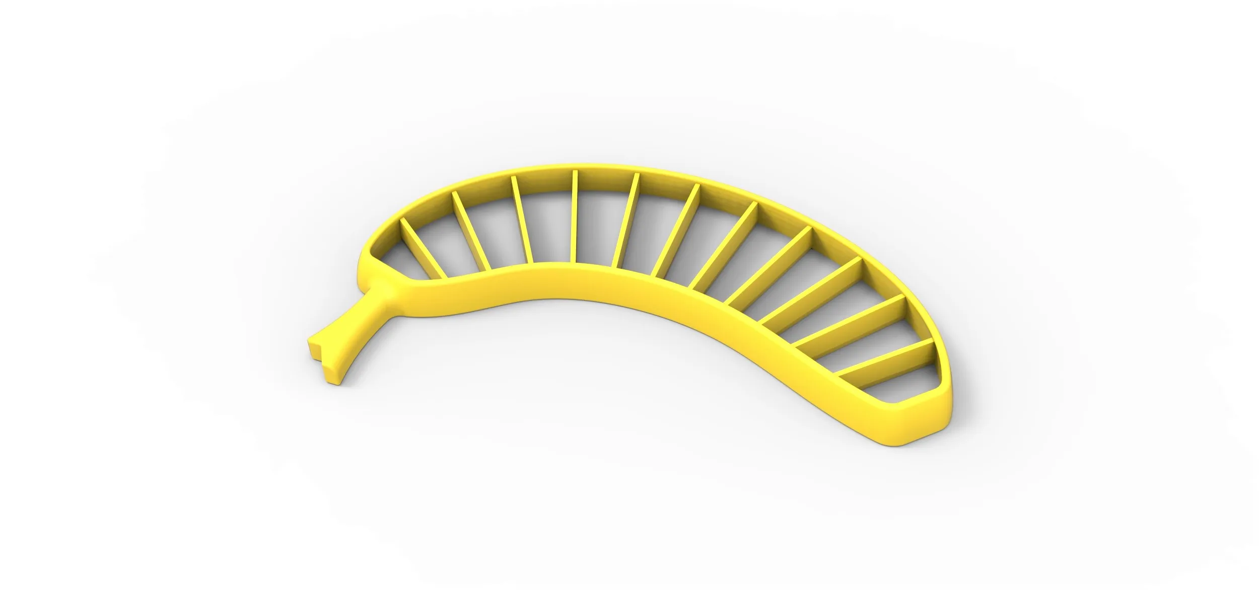Banana Slicer 3D Print Model .c4d .max .obj .3ds .fbx .stl .blend