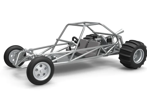 Old school Sand Rail buggy Version 1 Scale 1 to 25 3D Print Model