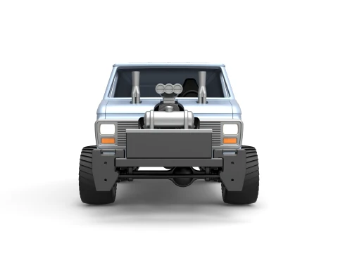Pulling van 4wd Version 1 Scale 1 to 25 3D Print Model