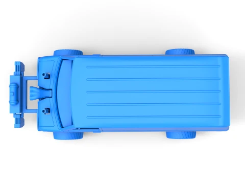 Pulling van 4wd Version 1 Scale 1 to 25 3D Print Model