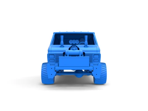Pulling van 4wd Version 2 Scale 1 to 25 3D Print Model