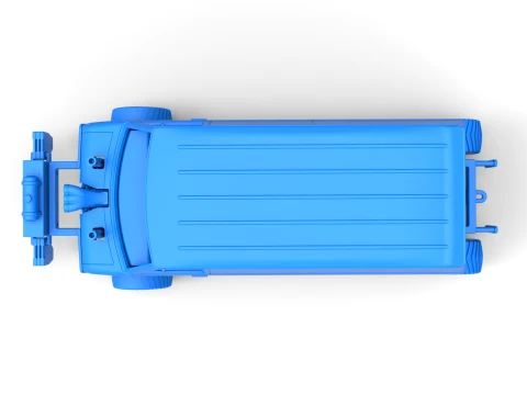 Pulling van 4wd Version 2 Scale 1 to 25 3D Print Model