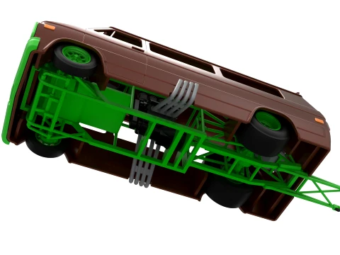 Dragster Van Scale 1 to 25 3D Print Model