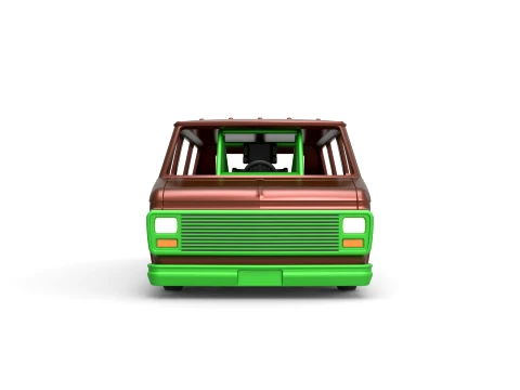 Dragster Van Scale 1 to 25 3D Print Model