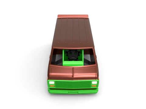 Dragster Van Scale 1 to 25 3D Print Model