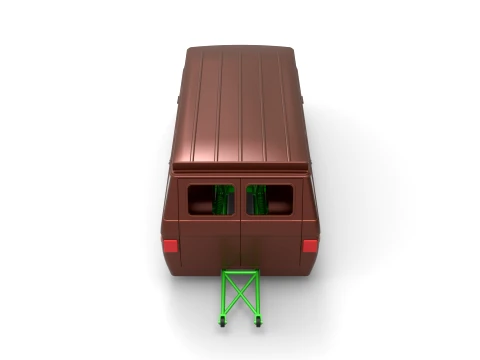 Dragster Van Scale 1 to 25 3D Print Model