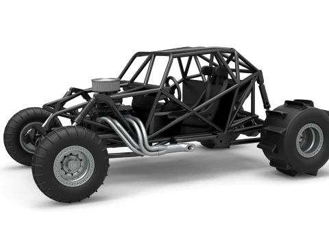Sand dragster 4x4 Base Scale 1 to 25 3D Baskı Modeli