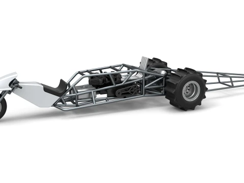 Top fuel Dirt dragster trike Sale 1 to 25 Modèles 3D en vedette