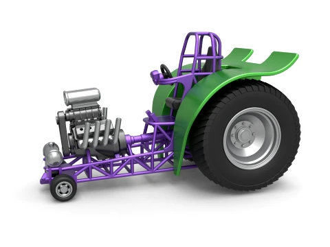 Fun short Super modified Pulling tractor Version 1 Scale 1 to 25 3D Принт Модель