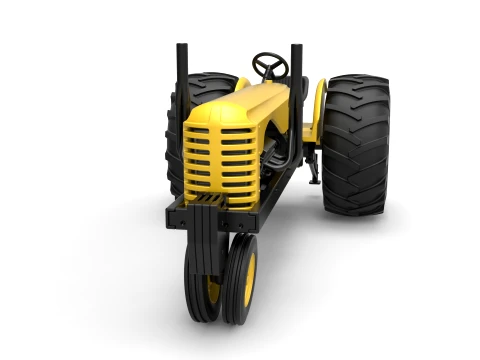 Vintage Small block Pulling tractor Version 2 Scale 1 to 25 3D Print Model