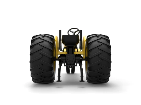 Vintage Small block Pulling tractor Version 2 Scale 1 to 25 3D Print Model