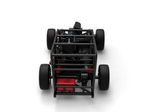 Dwarf car Base Version 1 Scale 1 to 25 3D Print Model