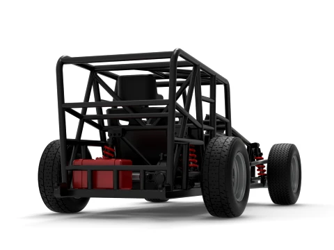 Dwarf car Base Version 1 Scale 1 to 25 3D Print Model