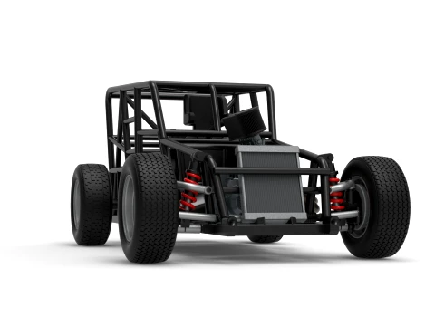 Dwarf car Base Version 1 Scale 1 to 25 3D Print Model