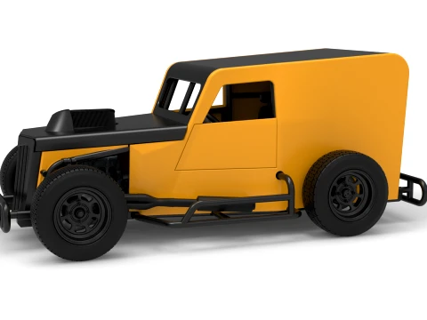 Dwarf car Version 1 Scale 1 to 25 3D Baskı Modeli