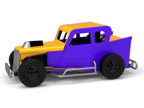 Dwarf car Version 2 Scale 1 to 25 3D Baskı Modeli