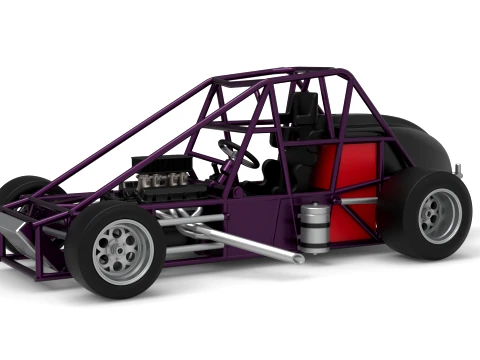 Experimental Pavement Silver Crown Car Base Version 2 Scale 1 to 25 Modelo de impresión 3D