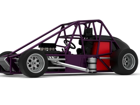 Experimental Pavement Silver Crown Car Base Version 2 Scale 1 to 25 3D Print Model