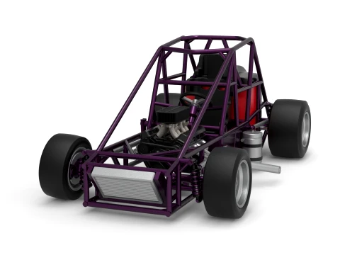 Experimental Pavement Silver Crown Car Base Version 2 Scale 1 to 25 3D Print Model