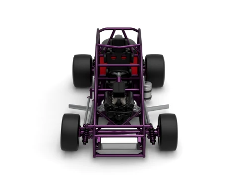 Experimental Pavement Silver Crown Car Base Version 2 Scale 1 to 25 3D Print Model