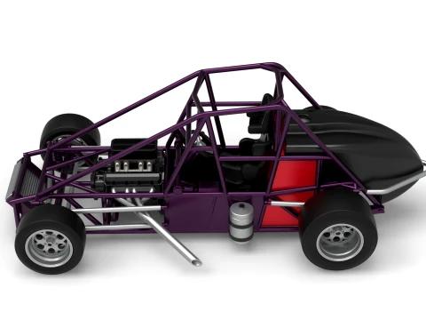 Experimental Pavement Silver Crown Car Base Version 2 Scale 1 to 25 3D Print Model