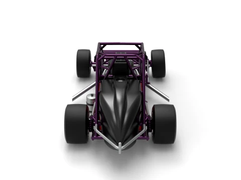 Experimental Pavement Silver Crown Car Base Version 2 Scale 1 to 25 3D Print Model