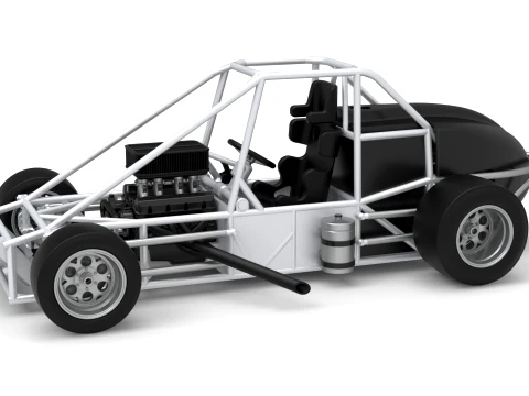 Experimental Pavement Silver Crown Car Base Version 3 Scale 1 to 25 Modelo de impresión 3D