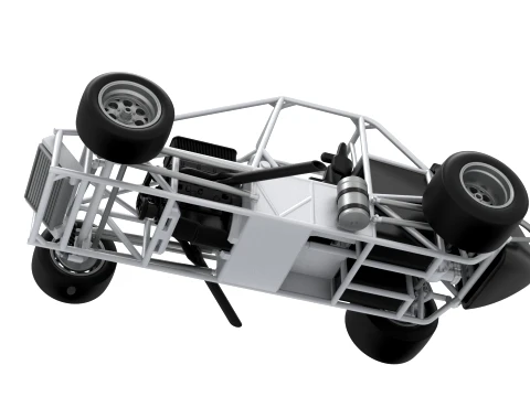 Experimental Pavement Silver Crown Car Base Version 3 Scale 1 to 25 3D Print Model