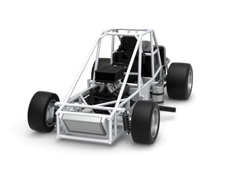 Experimental Pavement Silver Crown Car Base Version 3 Scale 1 to 25 3D Print Model