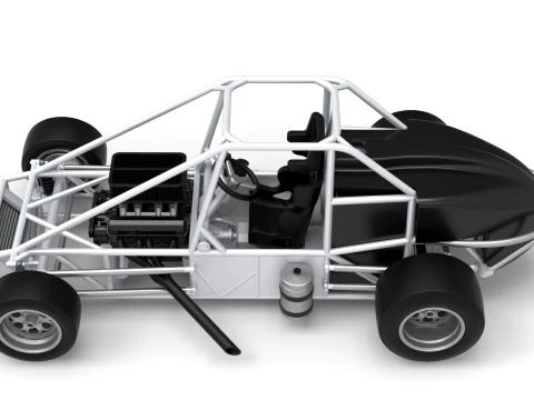 Experimental Pavement Silver Crown Car Base Version 3 Scale 1 to 25 3D Print Model
