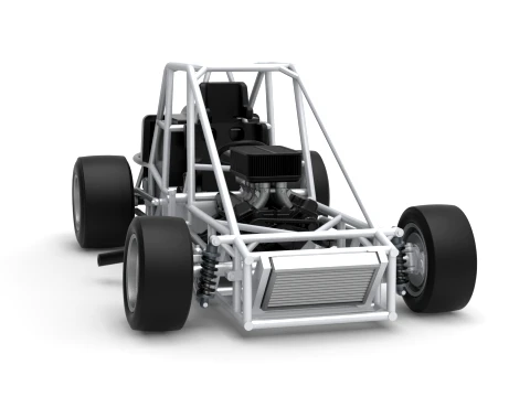Experimental Pavement Silver Crown Car Base Version 3 Scale 1 to 25 3D Print Model