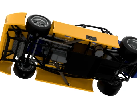 Experimental Pavement Silver Crown Car Version 2 Scale 1 to 25 3D Print Model