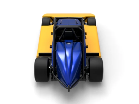 Experimental Pavement Silver Crown Car Version 2 Scale 1 to 25 3D Print Model