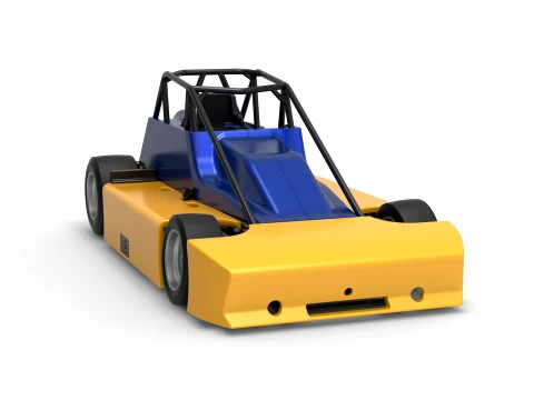 Experimental Pavement Silver Crown Car Version 2 Scale 1 to 25 3D Print Model