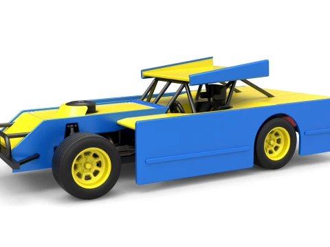 Figure 8 Modified stock car Scale 1 to 25 3D 打印模型