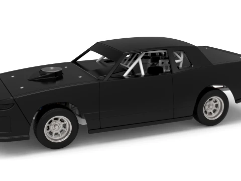 IMCA Stock car Version 1 Scale 1 to 25 3Dプリントモデル