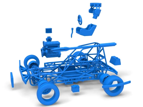 Superstox Base Scale 1 to 25 3D Print Model