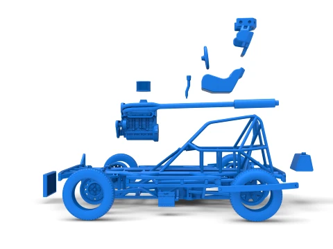 Superstox Base Scale 1 to 25 3D Print Model