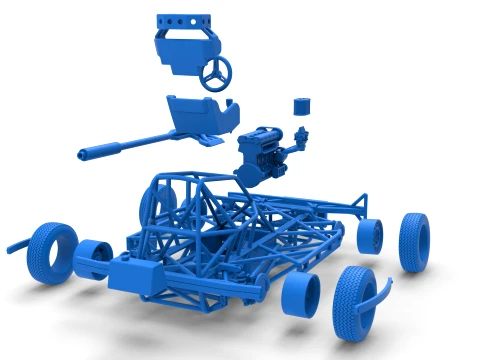 Superstox Base Scale 1 to 25 3D Print Model
