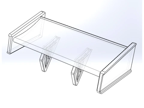 Top wing of Superstox Scale 1 to 25 3D Print Model
