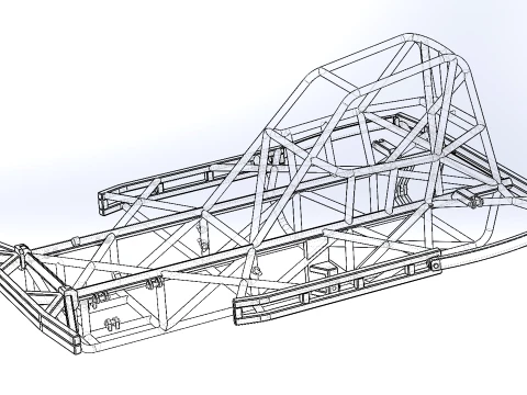 Frame of Superstox Scale 1 to 25 3D Print Model