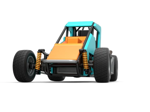 Midget car Scale 1 to 25 3D Print Model